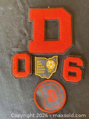 MaxSold Auction: Chenille & Embroidered Letter/Number Patches — School & Soccer - Delaware City Township (Ohio, USA) PARTNER MANAGED Downsizing Online Auction - Hillside Drive