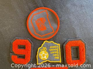 MaxSold Auction: Chenille & Embroidered Letter/Number Patches — School & Soccer - Delaware City Township (Ohio, USA) PARTNER MANAGED Downsizing Online Auction - Hillside Drive