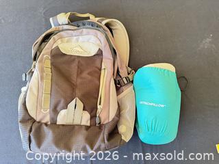 MaxSold Auction: High Sierra Small Daypack & OstrichPillow Travel Pillow Set - Delaware City Township (Ohio, USA) PARTNER MANAGED Downsizing Online Auction - Hillside Drive