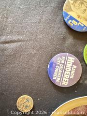 MaxSold Auction: Lot of Political Campaign Pins, Collectible Plate, Patch & Yard Sign (11-20) - Delaware City Township (Ohio, USA) PARTNER MANAGED Downsizing Online Auction - Hillside Drive