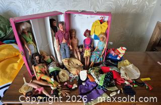 MaxSold Auction: Vintage Barbie, Ken and friends with case and clothing. - Dundas (Ontario, Canada) SELLER MANAGED Estate Sale Online Auction - David Street