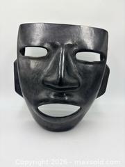 MaxSold Auction: Black clay (Barro Negro) mask - Esquimalt (British Columbia, Canada) PARTNER MANAGED Reseller Online Auction -  Lampson Street