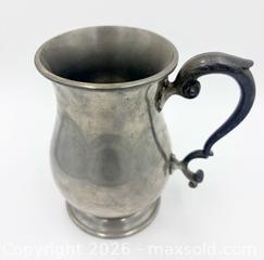 MaxSold Auction: English Pewter Pint tankard of baluster form 6” - Esquimalt (British Columbia, Canada) PARTNER MANAGED Reseller Online Auction -  Lampson Street