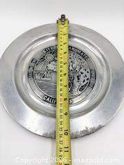 MaxSold Auction: Vintage pewter collector's plate featuring the Official Seal of the City of San Mateo  - Esquimalt (British Columbia, Canada) PARTNER MANAGED Reseller Online Auction -  Lampson Street