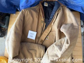 MaxSold Auction: Carhartt Canvas Coat, Gore?Tex Shell & Stearns Insulated Jacket - Mattapoisett (Massachusetts, USA) SELLER MANAGED Moving Online Auction - Crystal Spring Road