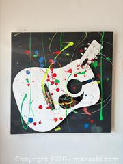 MaxSold Auction: Artwork: Acoustic Guitar - Toronto (Ontario, Canada) SELLER MANAGED Downsizing Online Auction -  Bathurst Subway Station (CONDO)