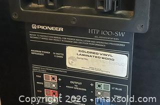 MaxSold Auction: Pioneer HTP-100 Passive Subwoofer - Toronto (Ontario, Canada) SELLER MANAGED Downsizing Online Auction -  Bathurst Subway Station (CONDO)