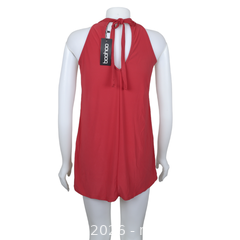 MaxSold Auction: NEW! Boohoo Petite Lorna Tie Neck Cut Out Swing Dress Red - Toronto (Ontario, Canada) SELLER MANAGED Downsizing Online Auction - Dovercourt Road