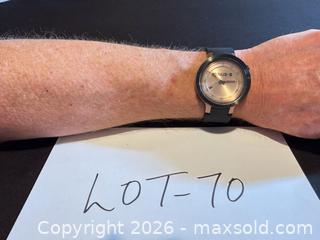 MaxSold Auction: Minus-8 Wrist Watch, Rose Gold Case, Black Silicone Band - Morgan Hill (California, USA) SELLER MANAGED Estate Sale Online Auction - Oak Glen Avenue