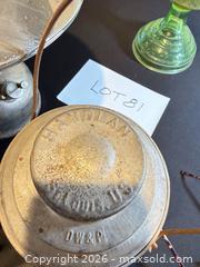 MaxSold Auction: Vintage Railroad Kerosene Pressure Signal Lantern - Glass & Metal - Morgan Hill (California, USA) SELLER MANAGED Estate Sale Online Auction - Oak Glen Avenue
