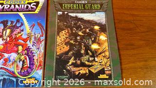 MaxSold Auction: Codex: Tyranids and Codex: Imperial Guard Warhammer 40,000 Rule Books - Hamilton (Ontario, Canada) SELLER MANAGED Estate Sale Online Auction - Gertrude Street
