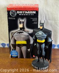 MaxSold Auction: DC Direct JLA Animated Series Batman Statue Maquette Vintage LE of 8500 - Hamilton (Ontario, Canada) SELLER MANAGED Estate Sale Online Auction - Gertrude Street