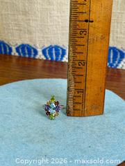 MaxSold Auction: Sterling Silver Multi Gemstone Ring – Peridot, Amethyst, Citrine, Garnet, Blue Topaz - Hamilton (Ontario, Canada) SELLER MANAGED Estate Sale Online Auction - Gertrude Street