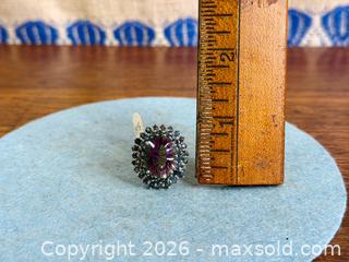 MaxSold Auction: Sterling Silver Mystic Topaz Halo Ring with Blue & Clear Accents - Hamilton (Ontario, Canada) SELLER MANAGED Estate Sale Online Auction - Gertrude Street
