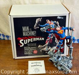 MaxSold Auction: SUPERMAN Man vs Machine Ltd Ed 13" Statue William Paquet - Hamilton (Ontario, Canada) SELLER MANAGED Estate Sale Online Auction - Gertrude Street