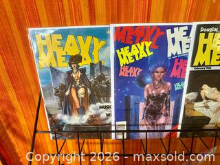 MaxSold Auction: Vintage Lot of Heavy Metal Comic Fantasy Sci-Fi Magazines - Hamilton (Ontario, Canada) SELLER MANAGED Estate Sale Online Auction - Gertrude Street