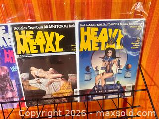 MaxSold Auction: Vintage Lot of Heavy Metal Comic Fantasy Sci-Fi Magazines - Hamilton (Ontario, Canada) SELLER MANAGED Estate Sale Online Auction - Gertrude Street