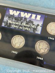 MaxSold Auction: World War II Mercury Dime Set (1941 to 1945) - Hamilton (Ontario, Canada) SELLER MANAGED Estate Sale Online Auction - Gertrude Street