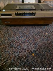 MaxSold Auction: Sony BetaScan Beta VCR (SL-5600 or similar) - Fayetteville (Georgia, USA) SELLER MANAGED Estate Sale Online Auction - East Camelot Drive