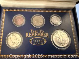 MaxSold Auction: 1934 - American Historical Society - Coin Collection - Mountain View (California, USA) SELLER MANAGED Downsizing Online Auction - Awalt Drive