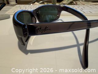 MaxSold Auction: RayBan Black Sun Glasses in Very Nice Condition - Mountain View (California, USA) SELLER MANAGED Downsizing Online Auction - Awalt Drive