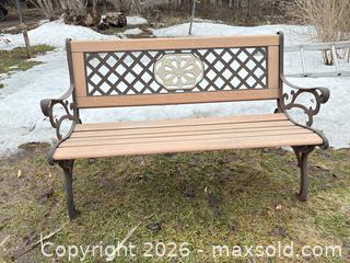 MaxSold Auction: Cast Iron Garden Bench - Elgin (Ontario, Canada) SELLER MANAGED Estate Sale Online Auction - Main Street