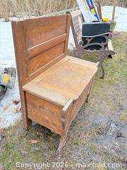 MaxSold Auction: Entryway bench lot 114 - Elgin (Ontario, Canada) SELLER MANAGED Estate Sale Online Auction - Main Street