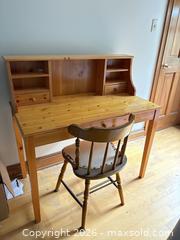 MaxSold Auction: Wooden Desk and Chair  - Elgin (Ontario, Canada) SELLER MANAGED Estate Sale Online Auction - Main Street