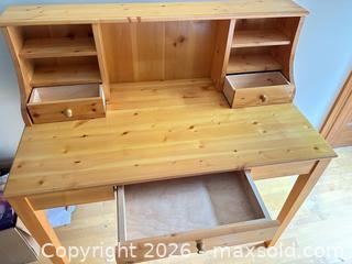 MaxSold Auction: Wooden Desk and Chair  - Elgin (Ontario, Canada) SELLER MANAGED Estate Sale Online Auction - Main Street