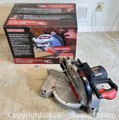 MaxSold Auction: Craftsman 10-inch Compound Miter Saw Model 28523 - Ottawa (Ontario, Canada) PARTNER MANAGED Downsizing Online Auction - Closse Way