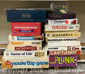 MaxSold Auction: Lot of Vintage Board Games, Multiple Titles - Ottawa (Ontario, Canada) PARTNER MANAGED Downsizing Online Auction - Closse Way