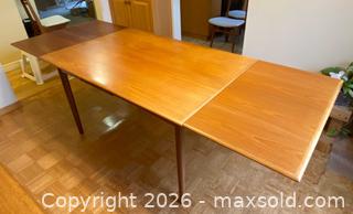 MaxSold Auction: MCM Teak Dining Table - Ottawa (Ontario, Canada) PARTNER MANAGED Downsizing Online Auction - Closse Way