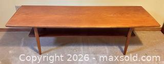 MaxSold Auction: Mid-Century Modern Teak Coffee Table with Lower Shelf - Ottawa (Ontario, Canada) PARTNER MANAGED Downsizing Online Auction - Closse Way