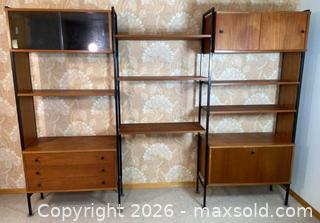 MaxSold Auction: Mid-Century Scandinavian Modular Wood & Metal Wall Unit - Ottawa (Ontario, Canada) PARTNER MANAGED Downsizing Online Auction - Closse Way