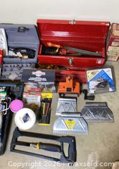 MaxSold Auction: Mixed Hand Tools Assortment with Metal Toolbox & Organizer - Ottawa (Ontario, Canada) PARTNER MANAGED Downsizing Online Auction - Closse Way
