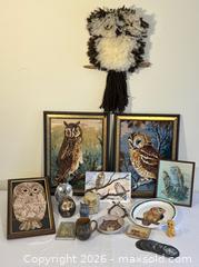 MaxSold Auction: Owl Décor Lot  - Ottawa (Ontario, Canada) PARTNER MANAGED Downsizing Online Auction - Closse Way