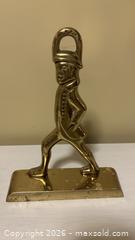 MaxSold Auction: Vintage Mid-Century Brass Bookends with Separate Figurine - Dedham (Massachusetts, USA) SELLER MANAGED Moving Online Auction - Court Street