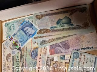 MaxSold Auction: Foreign Coins and Currency A - Bethlehem Township (Pennsylvania, USA) PARTNER MANAGED Downsizing Online Auction - Margate Road