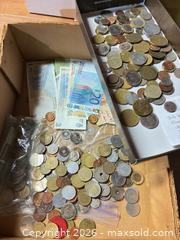 MaxSold Auction: Foreign Coins and Currency B - Bethlehem Township (Pennsylvania, USA) PARTNER MANAGED Downsizing Online Auction - Margate Road