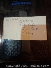 MaxSold Auction: Grundig Field Radios A - Bethlehem Township (Pennsylvania, USA) PARTNER MANAGED Downsizing Online Auction - Margate Road