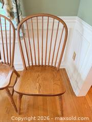 MaxSold Auction: Oak Chairs A - Bethlehem Township (Pennsylvania, USA) PARTNER MANAGED Downsizing Online Auction - Margate Road