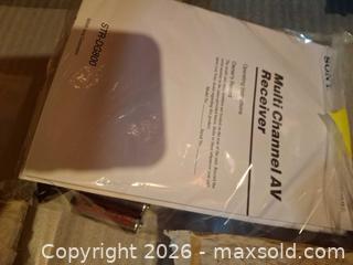 MaxSold Auction: Sony Receiver, Speaker Covers B - Bethlehem Township (Pennsylvania, USA) PARTNER MANAGED Downsizing Online Auction - Margate Road