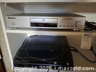 MaxSold Auction: Turntable and DVD Player B - Bethlehem Township (Pennsylvania, USA) PARTNER MANAGED Downsizing Online Auction - Margate Road