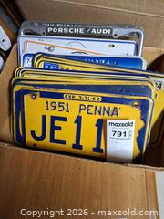 MaxSold Auction: Vintage License Plates A - Bethlehem Township (Pennsylvania, USA) PARTNER MANAGED Downsizing Online Auction - Margate Road