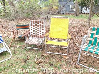 MaxSold Auction: Beach and yard chairs - Medfield (Massachusetts, USA) SELLER MANAGED Downsizing Online Auction - Hearthstone Drive