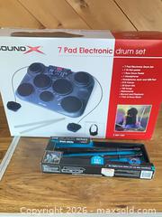 MaxSold Auction: Drum set and digital drum sticks - Medfield (Massachusetts, USA) SELLER MANAGED Downsizing Online Auction - Hearthstone Drive