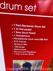 MaxSold Auction: Drum set and digital drum sticks - Medfield (Massachusetts, USA) SELLER MANAGED Downsizing Online Auction - Hearthstone Drive