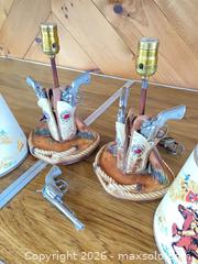 MaxSold Auction: Vintage Cowboy lamps - Medfield (Massachusetts, USA) SELLER MANAGED Downsizing Online Auction - Hearthstone Drive