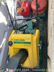 MaxSold Auction: Yard shed and gas lawnmower. - Medfield (Massachusetts, USA) SELLER MANAGED Downsizing Online Auction - Hearthstone Drive