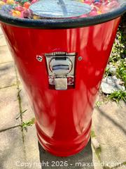 MaxSold Auction: Vintage Beaver Gumball Machine – Full Size Huge Floor Model – Retro Red  - Hamilton (Ontario, Canada) SELLER MANAGED Reseller Online Auction - Concession 5 Road. East.